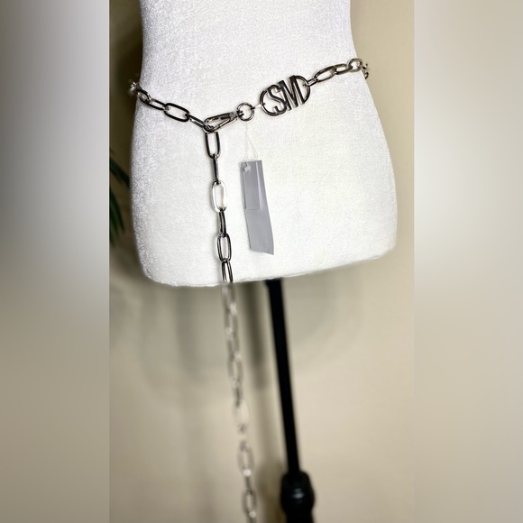 Chain Belt in Silver color Steve Madden Adjustable NWT - Picture 12 of 12